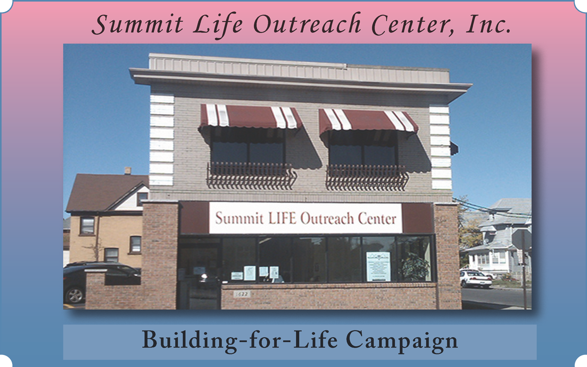 Summit Life Outreach Centers Building for Life Campaign front page